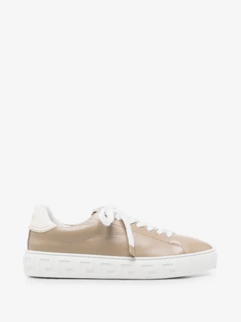 Versace baskets en cuir