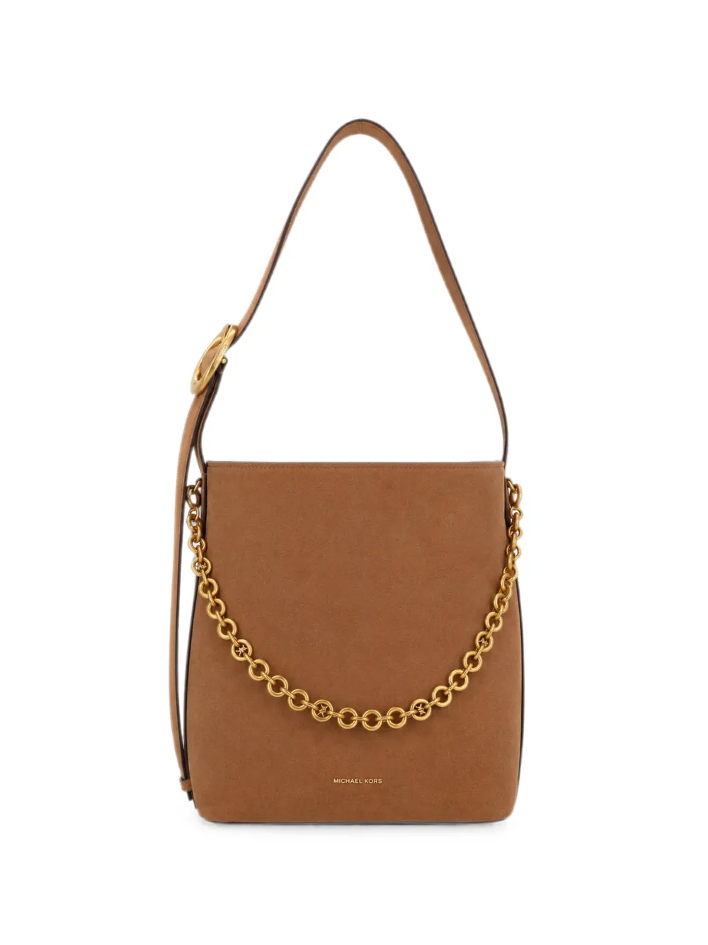 Michael Kors Nolita chain-link large shoulder bag - Braun