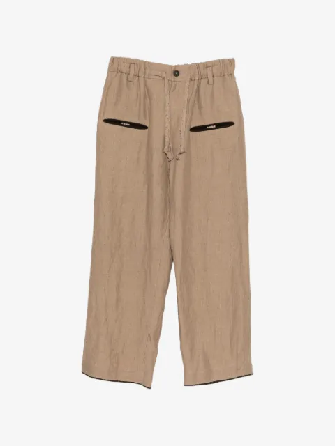 Ziggy Chen drawstring-waist trousers