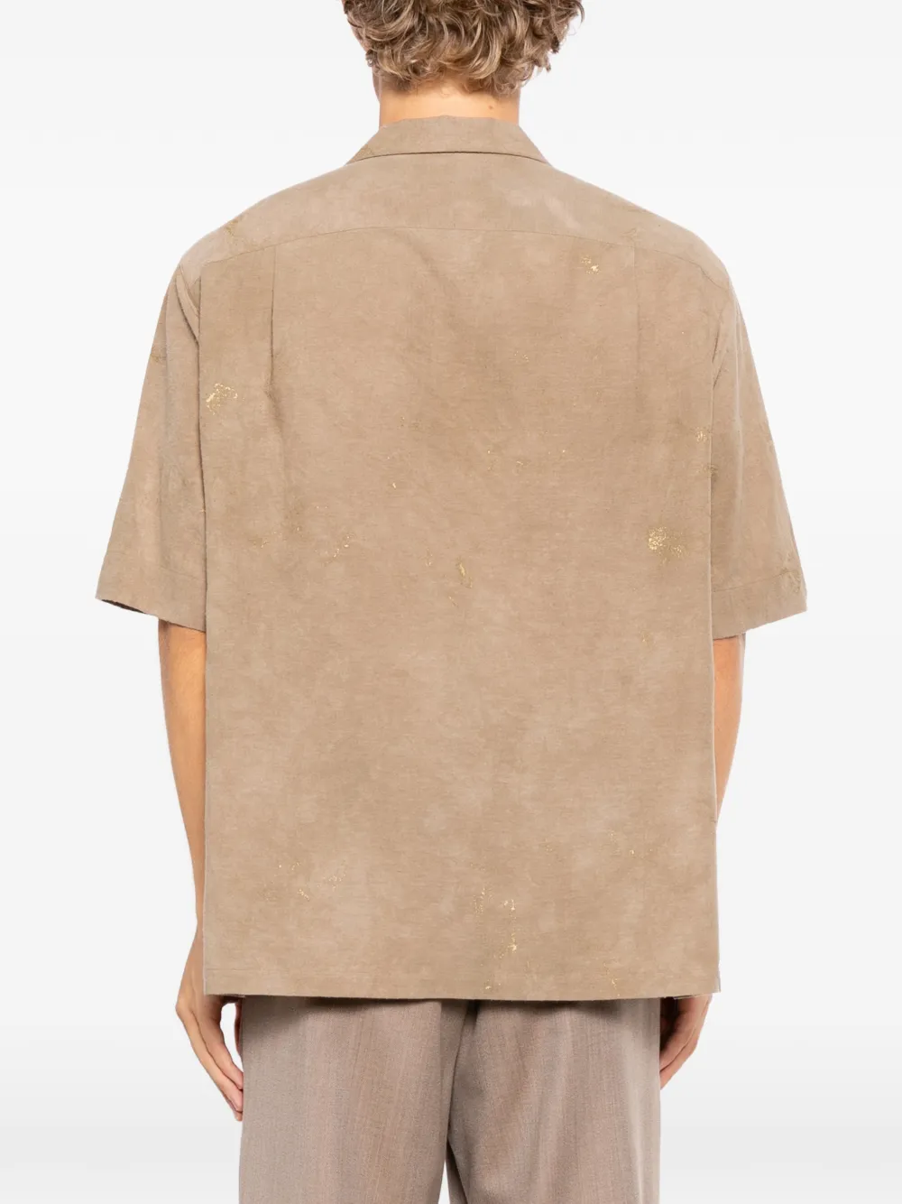Ziggy Chen Overhemd met borstzak Beige