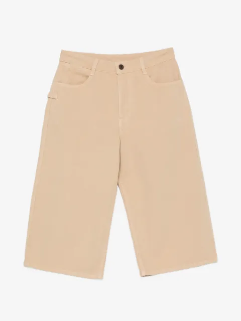 LEMAIRE wide-leg denim shorts