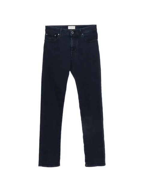 Jacob Cohën logo-patch slim-fit jeans
