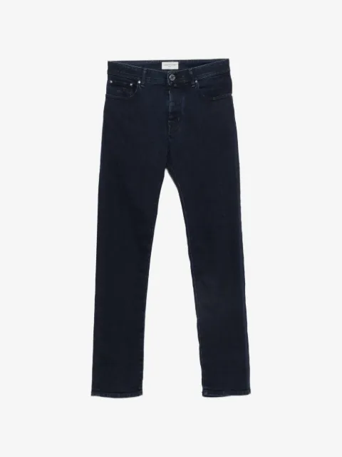 Jacob Cohën logo-patch slim-fit jeans