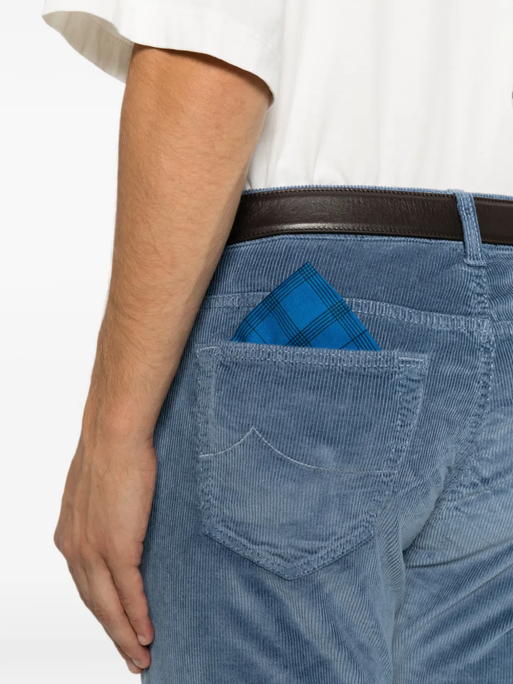 Jacob Cohën Ribfluwelen jeans Blauw