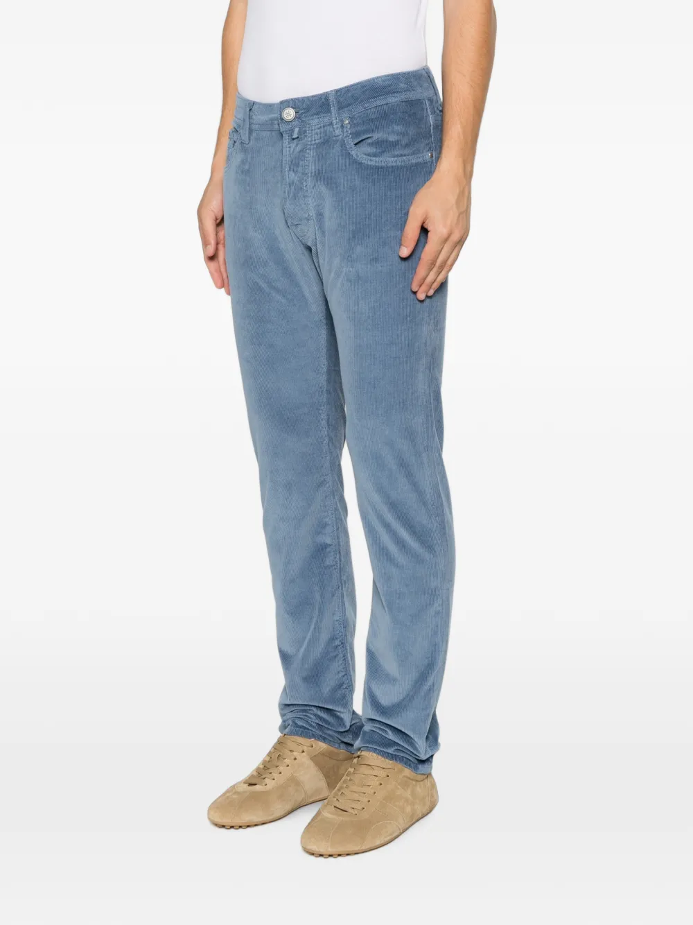Jacob Cohën Ribfluwelen jeans Blauw