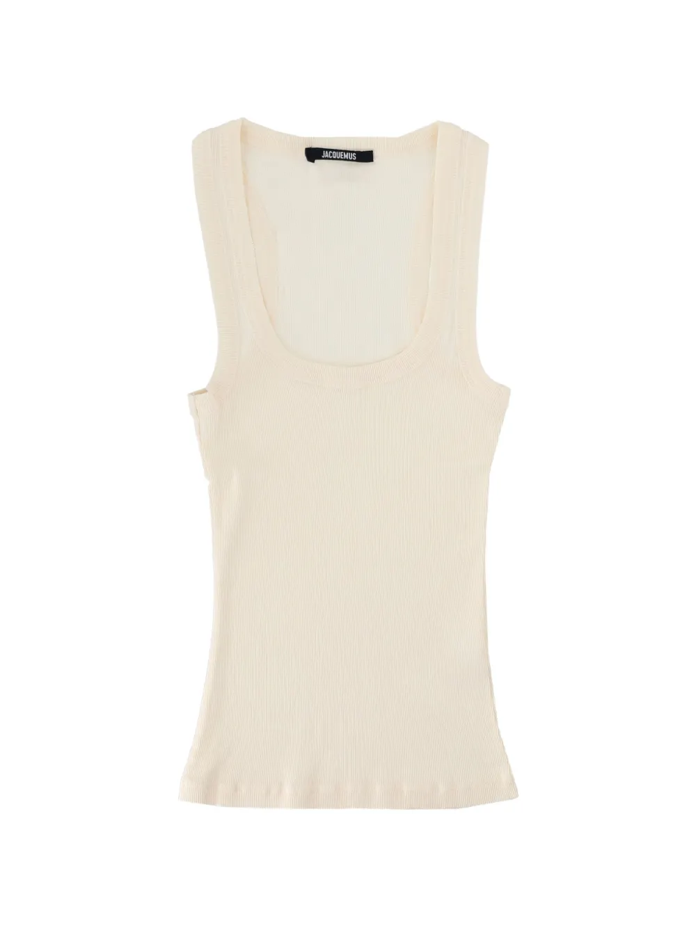 Jacquemus Gros ribbed-knit tank top - Toni neutri