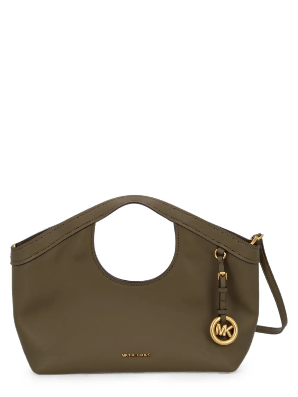 Michael Kors small Haddie leather tote bag Groen