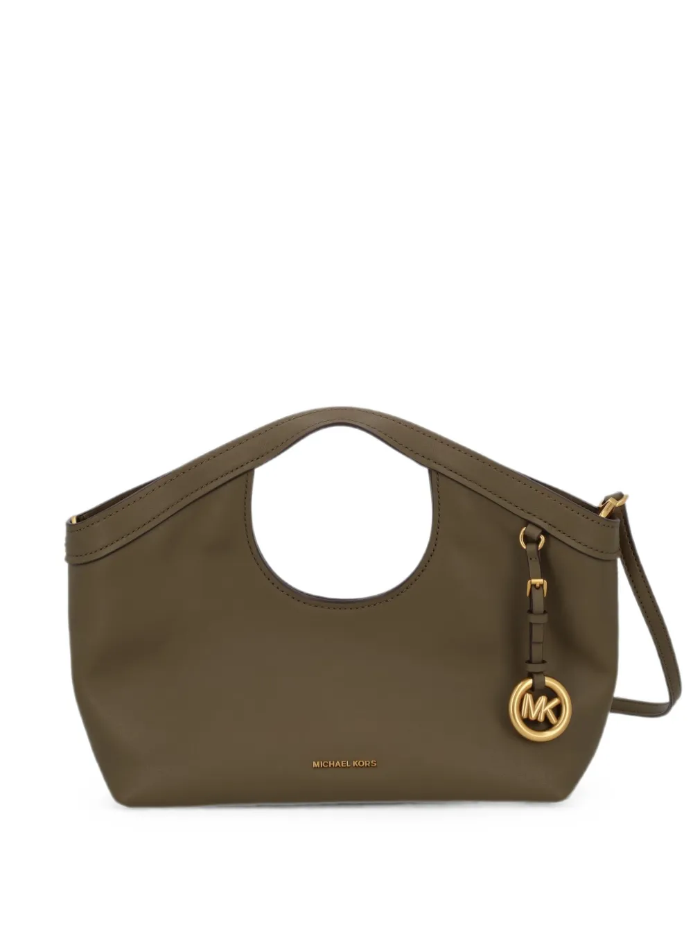Michael Kors small Haddie leather tote bag Groen