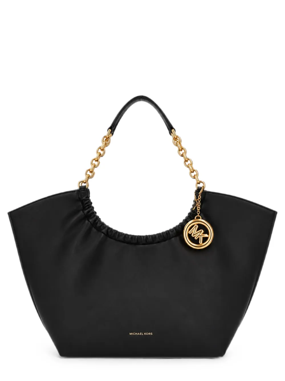 Michael Kors large Indie logo-charm tote bag Zwart