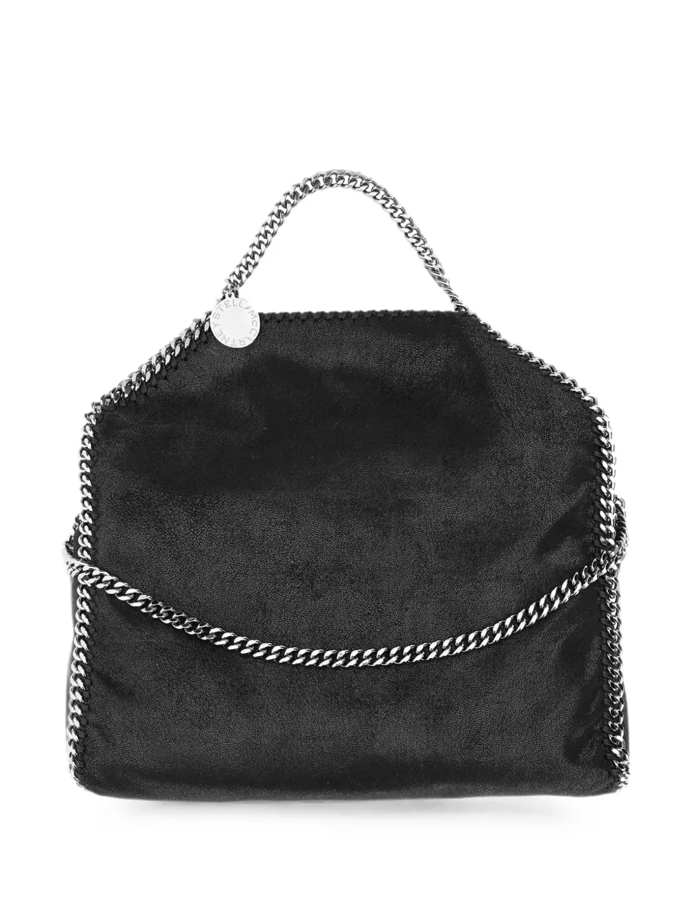 Stella McCartney Falabella chain-trim shoulder bag - Black
