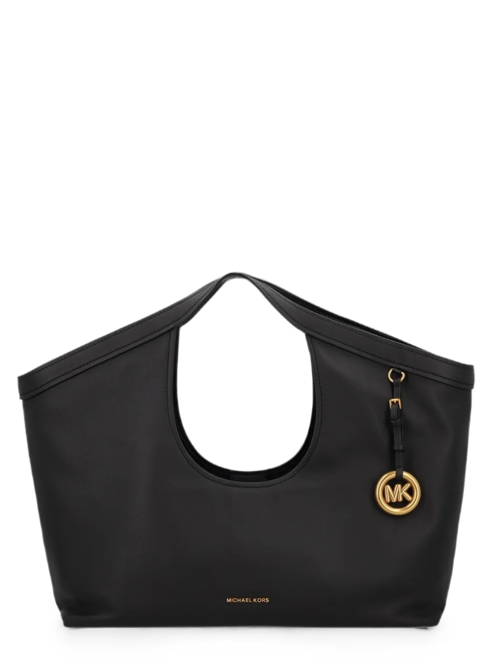 Michael Kors large Haddie leather tote bag Zwart