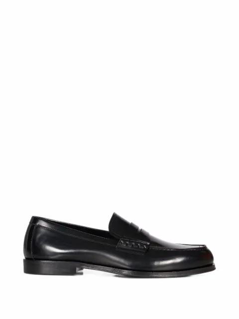 Henderson Baracco leather penny loafers