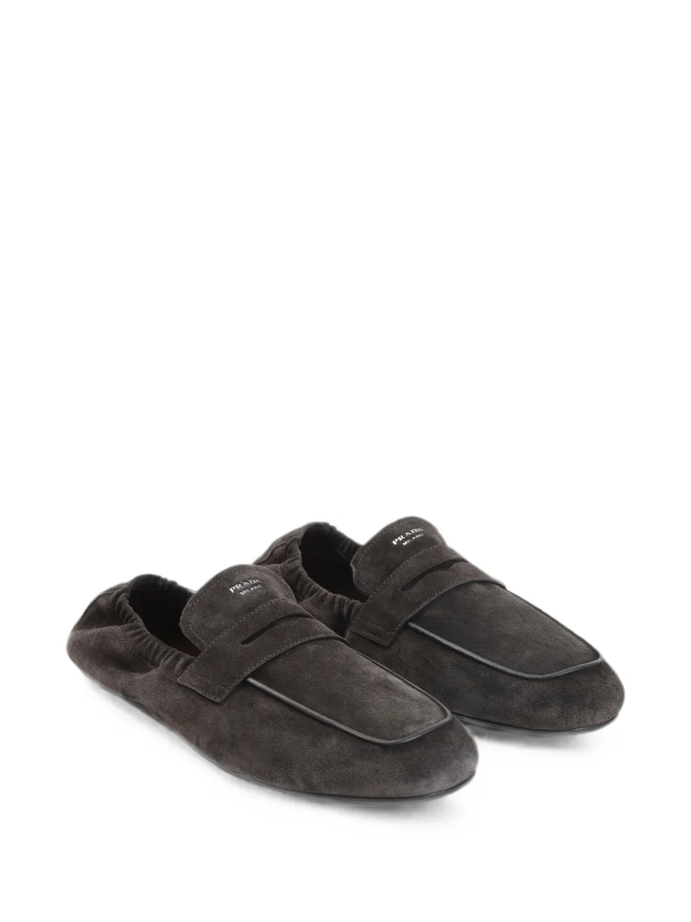 Prada suede penny loafers Bruin