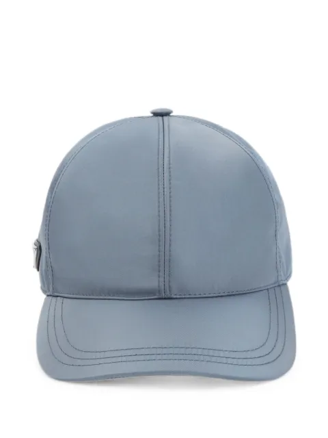 Prada logo-plaque cap