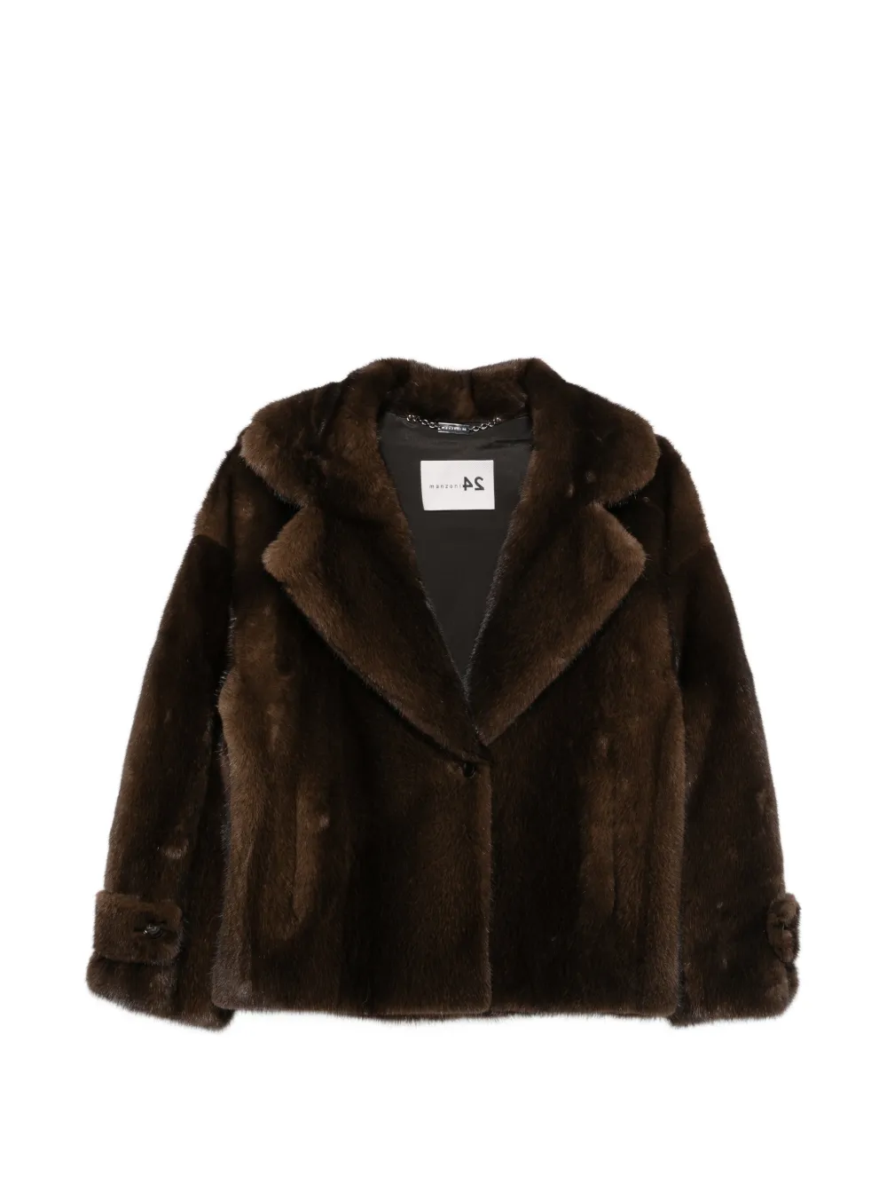 Manzoni 24 Geknöpfte Jacke - Braun