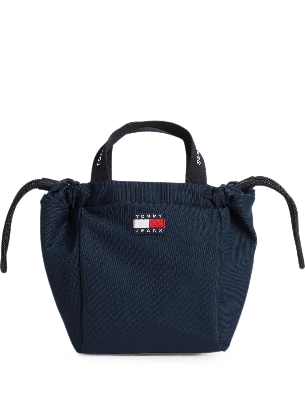 Tommy Jeans logo-patch drawstring shoulder bag