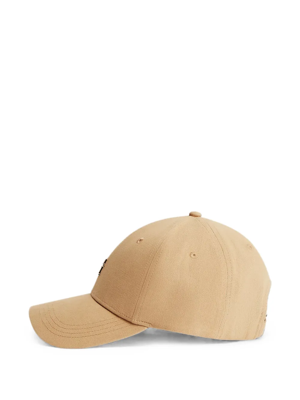 Tommy Hilfiger Honkbalpet met logoplakkaat Beige