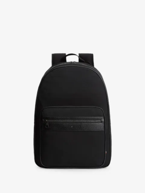 Tommy Hilfiger logo-print zipped backpack