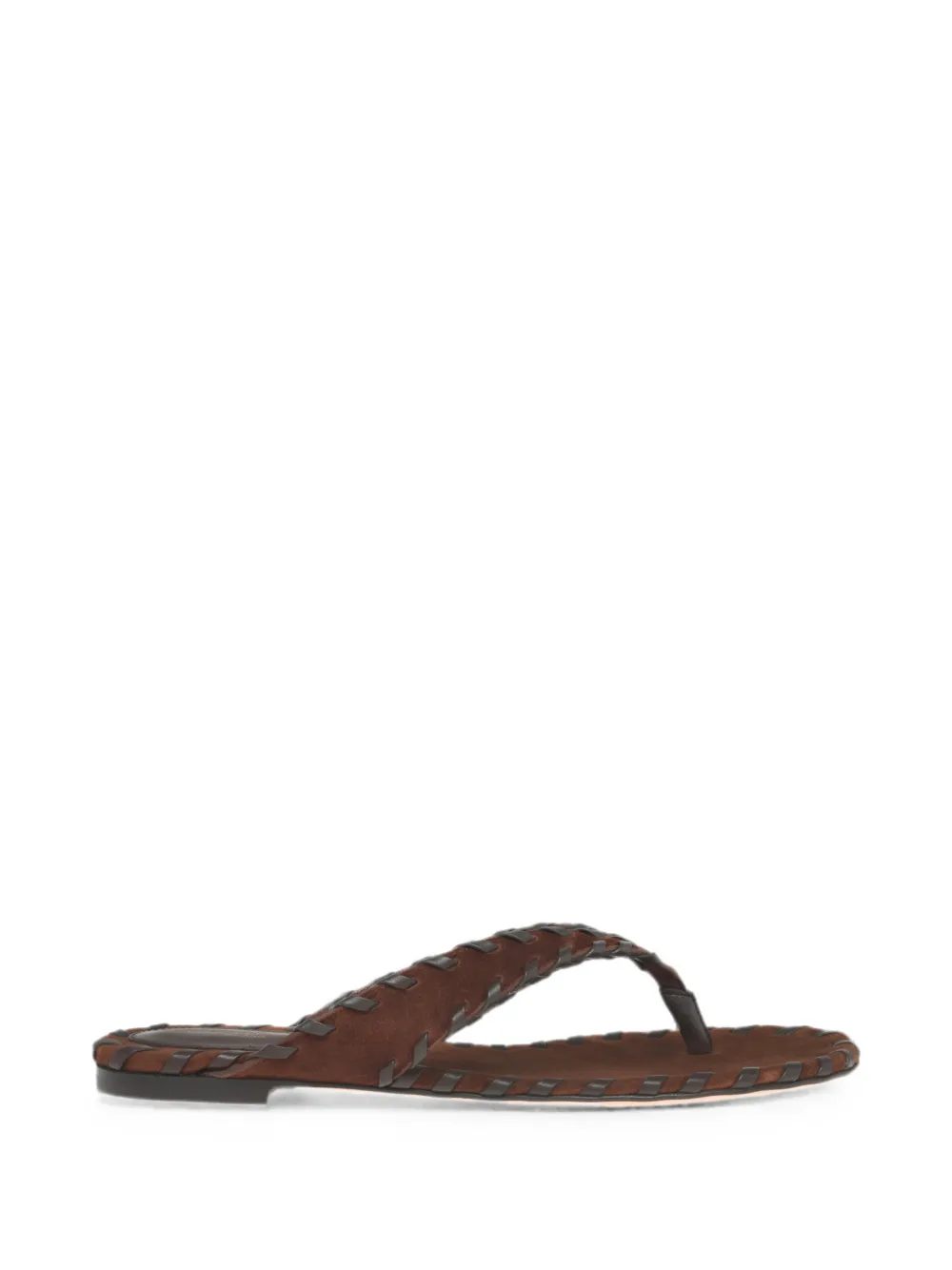 Gianvito Rossi Zaira thong flat sandals Bruin