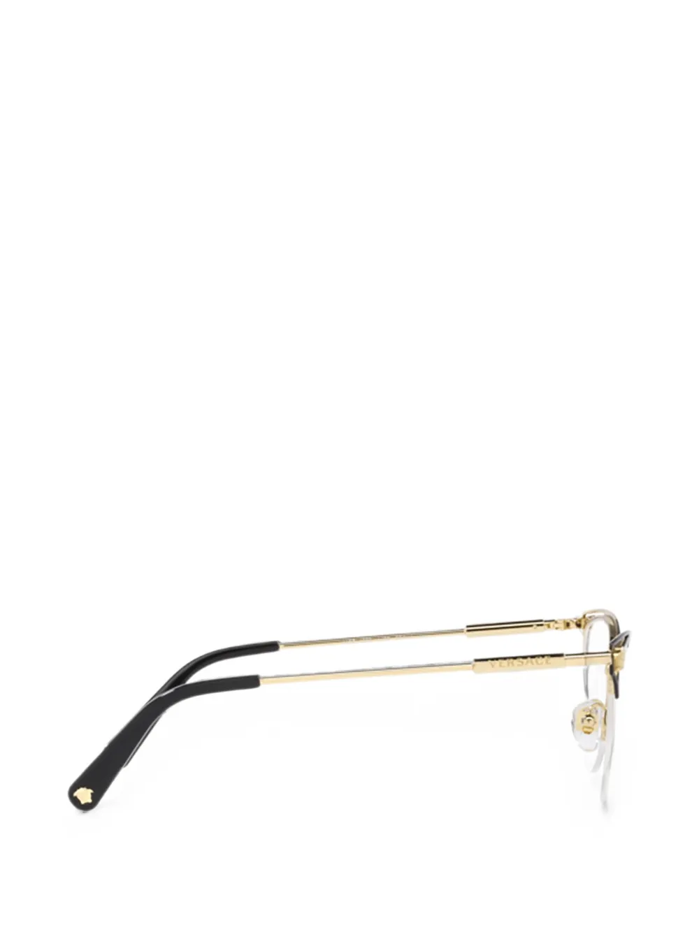 Versace Eyewear Zonnebril met Medusa detail Zwart