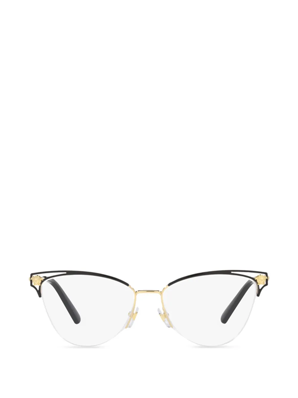 Versace Eyewear Occhiali da sole cat-eye con dettaglio Medusa - Nero