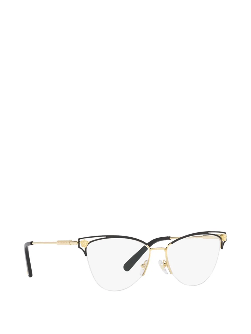 Versace Eyewear Zonnebril met Medusa detail Zwart