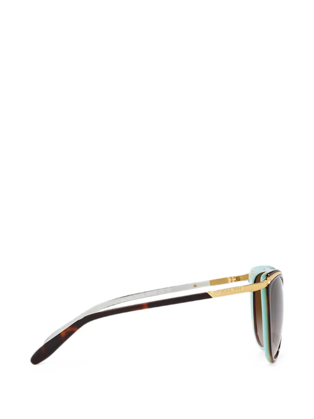 Ralph Eyewear Zonnebril met logodetail Bruin