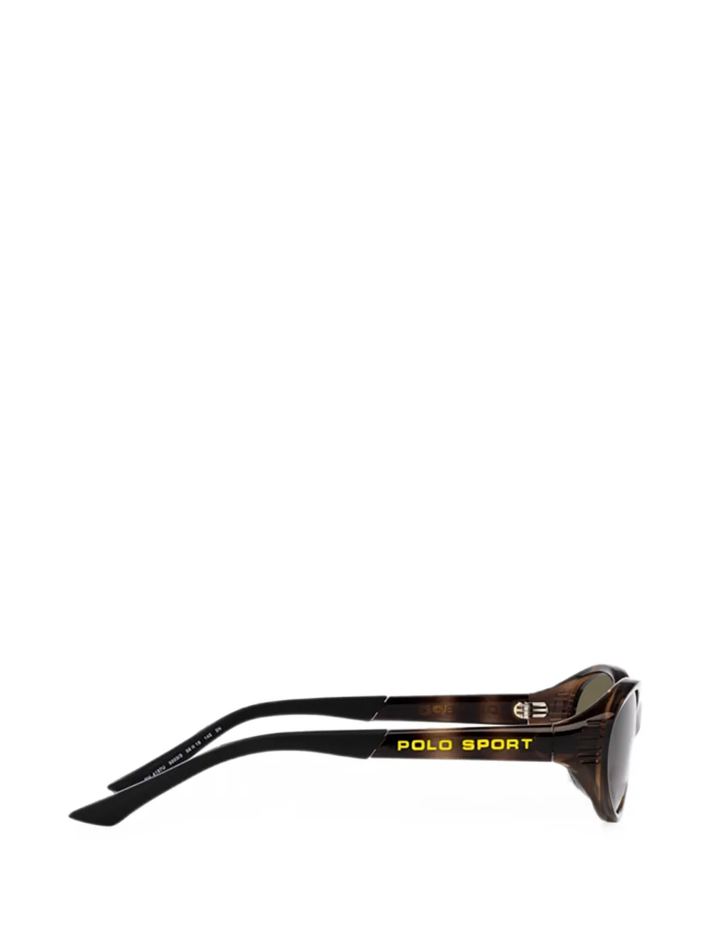 POLO RALPH LAUREN EYEWEAR Zonnebril met ovalen montuur Bruin