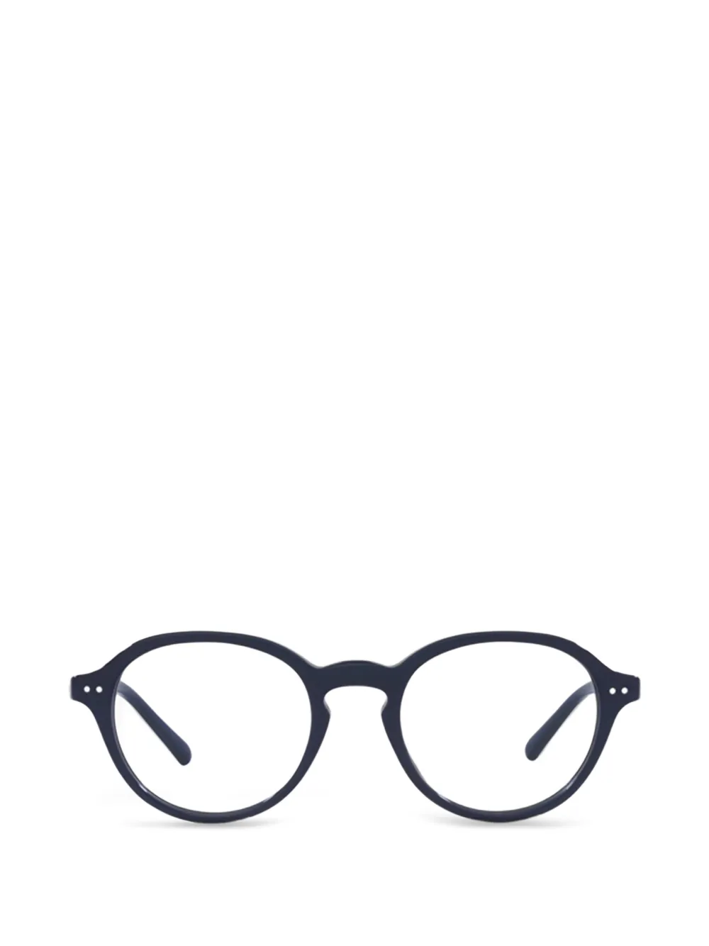 POLO RALPH LAUREN EYEWEAR Occhiali tondi con logo - Blu