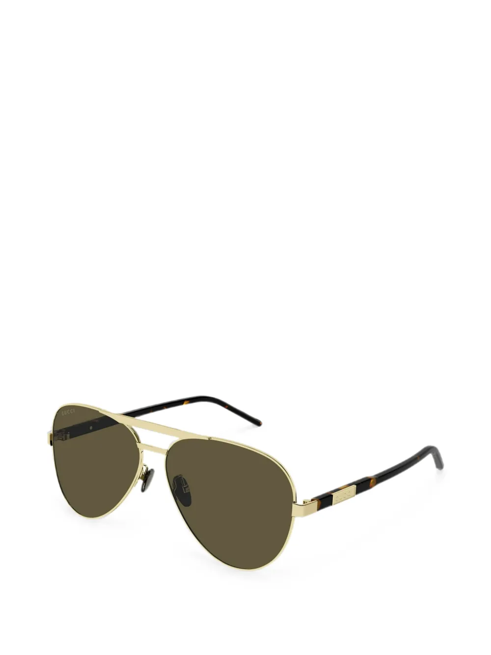 Gucci Eyewear Zonnebril met piloten montuur Goud
