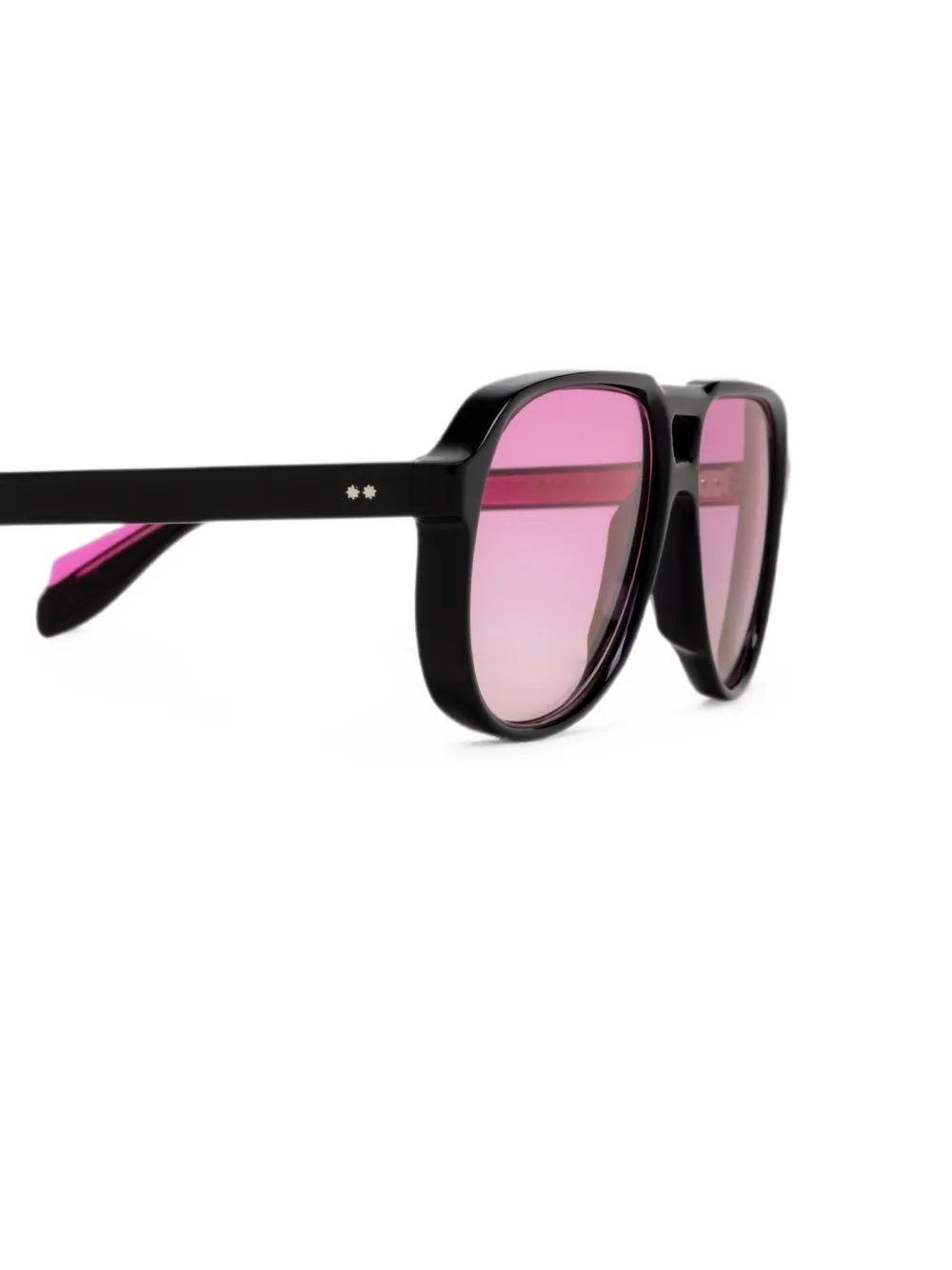 Cutler & Gross Zonnebril met piloten montuur Zwart