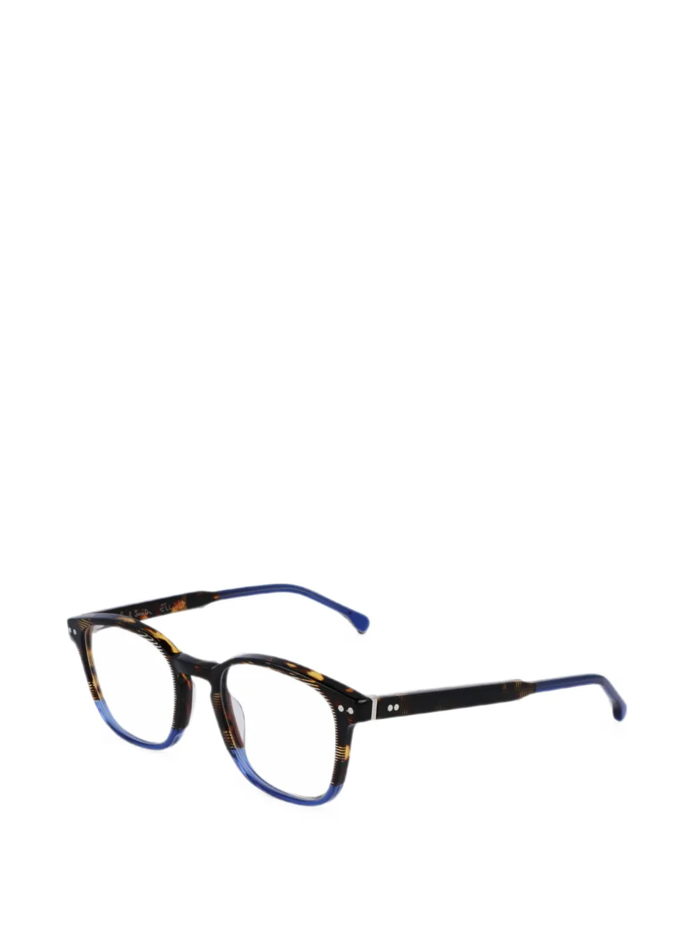 Paul Smith Elliot bril met vierkant montuur Bruin