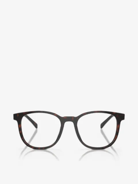 Prada Eyewear tortoiseshell-effect round-frame glasses