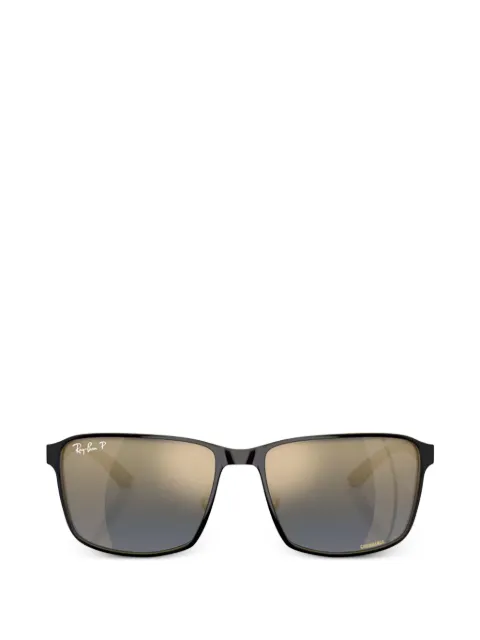 Ray-Ban Chromance rectangle-frame sunglasses