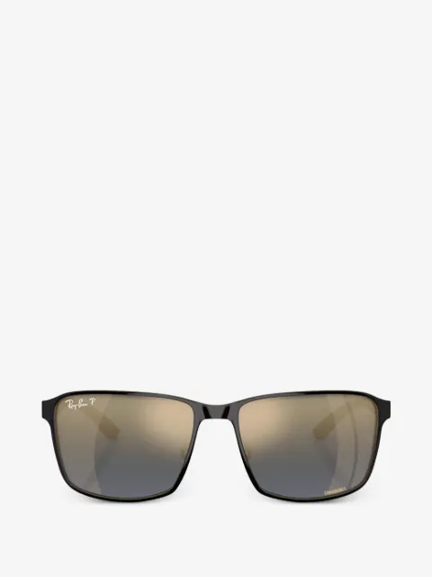 Ray-Ban Chromance rectangle-frame sunglasses