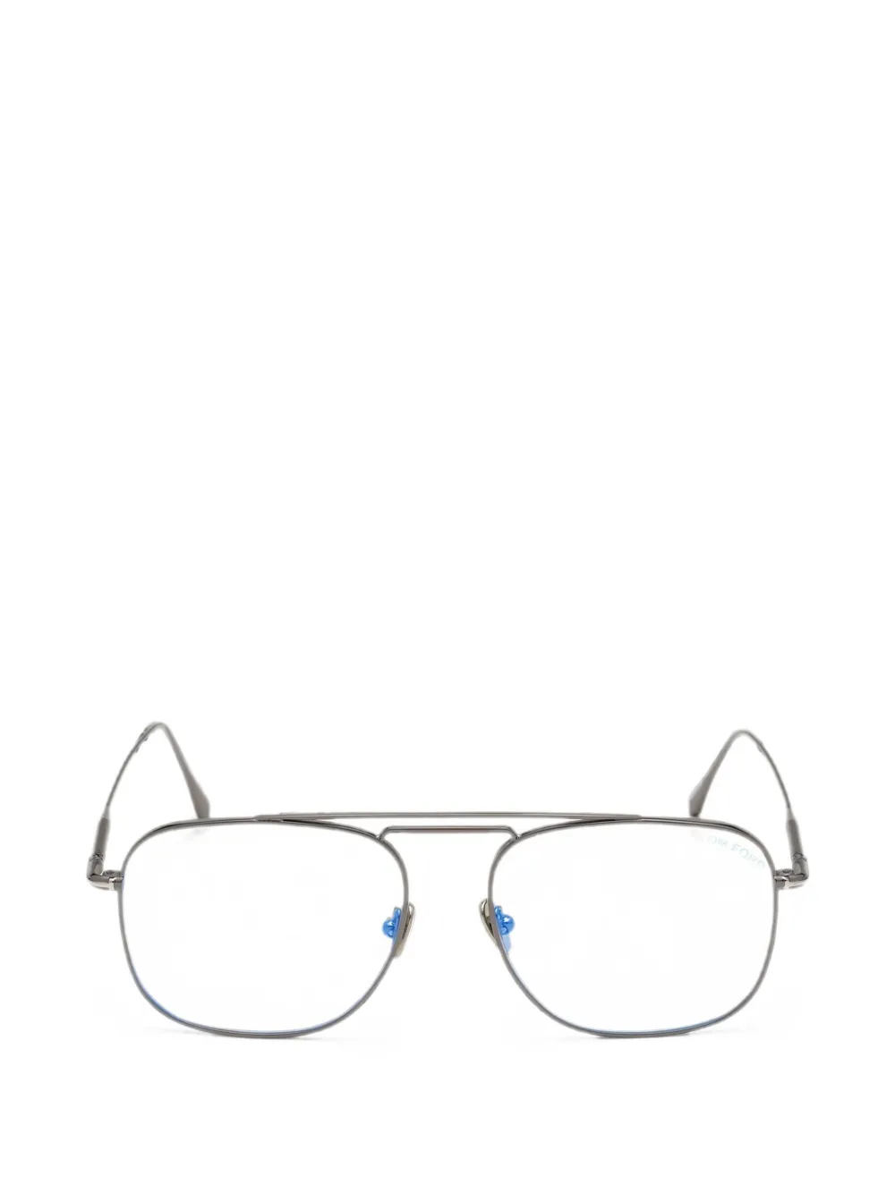 TOM FORD Eyewear geometric-frame glasses - Grigio