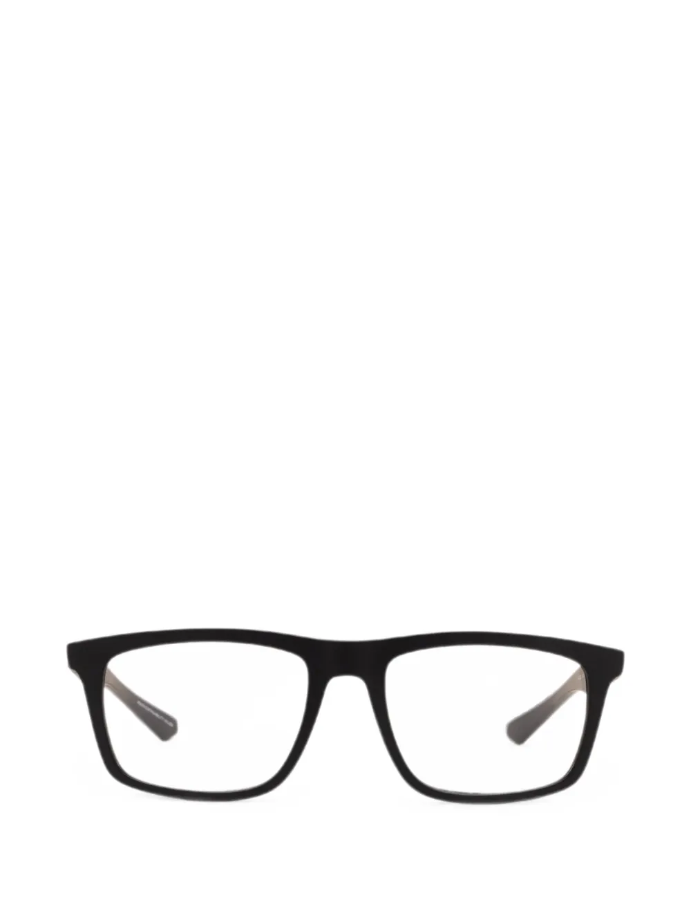 Emporio Armani square-frame glasses - Schwarz