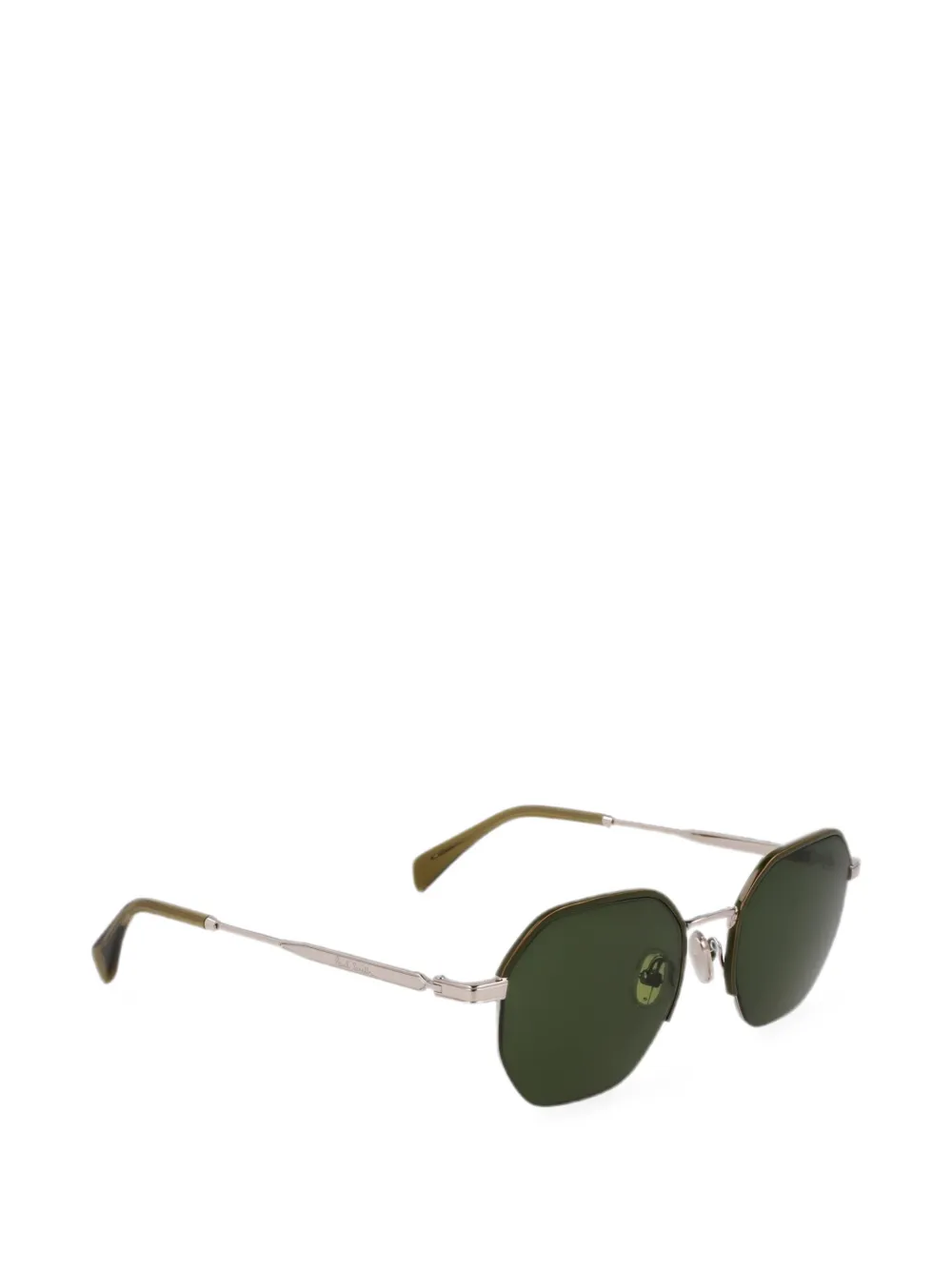 Paul Smith Lovell zonnebril met geometrisch montuur Zilver