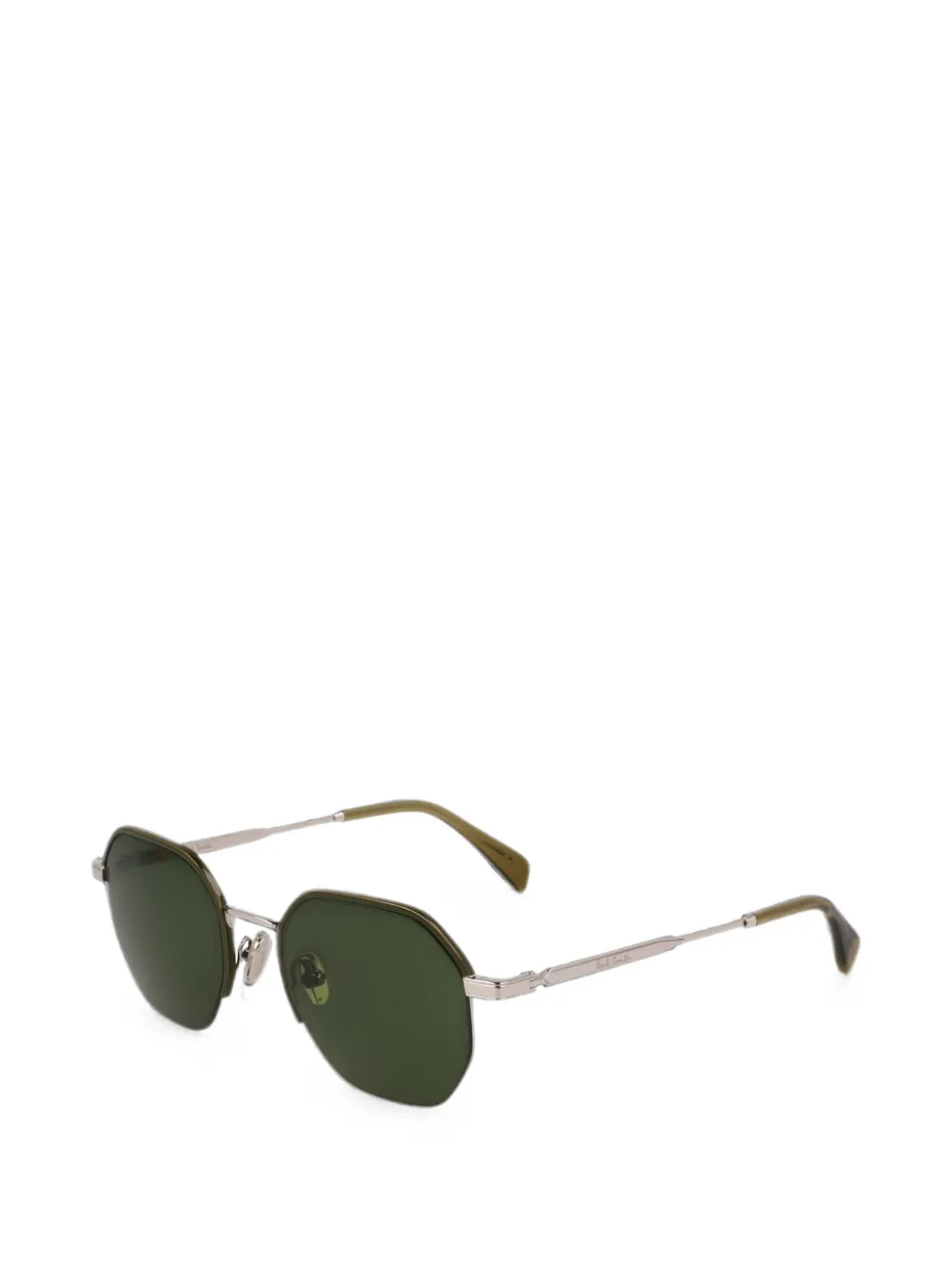 Paul Smith Lovell zonnebril met geometrisch montuur Zilver
