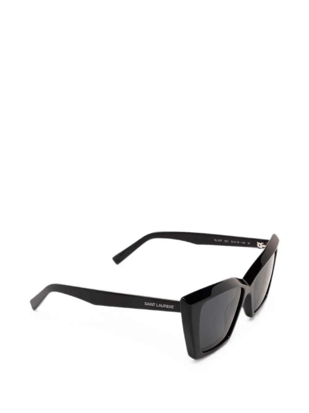 Saint Laurent Eyewear Zonnebril met cat-eye montuur Zwart
