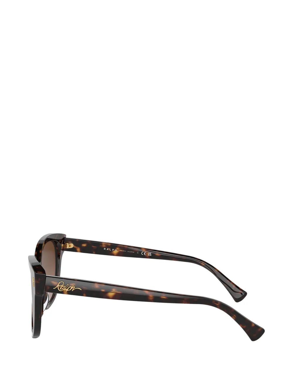 POLO RALPH LAUREN EYEWEAR Zonnebril met cat-eye montuur Bruin