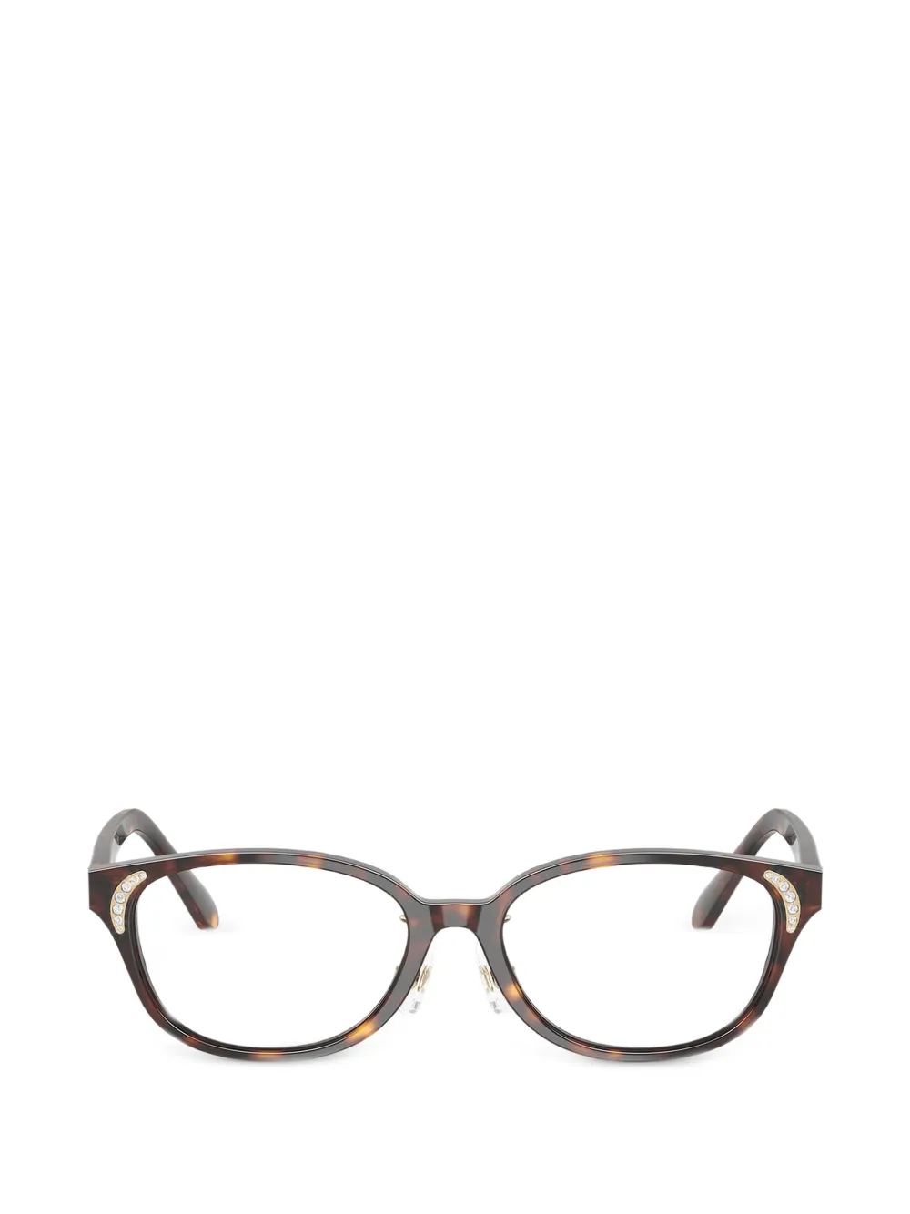 Swarovski Eyewear tortoiseshell-effect glasses · One Size
