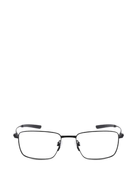 Nike 6046 titanium rectangle-frame glasses