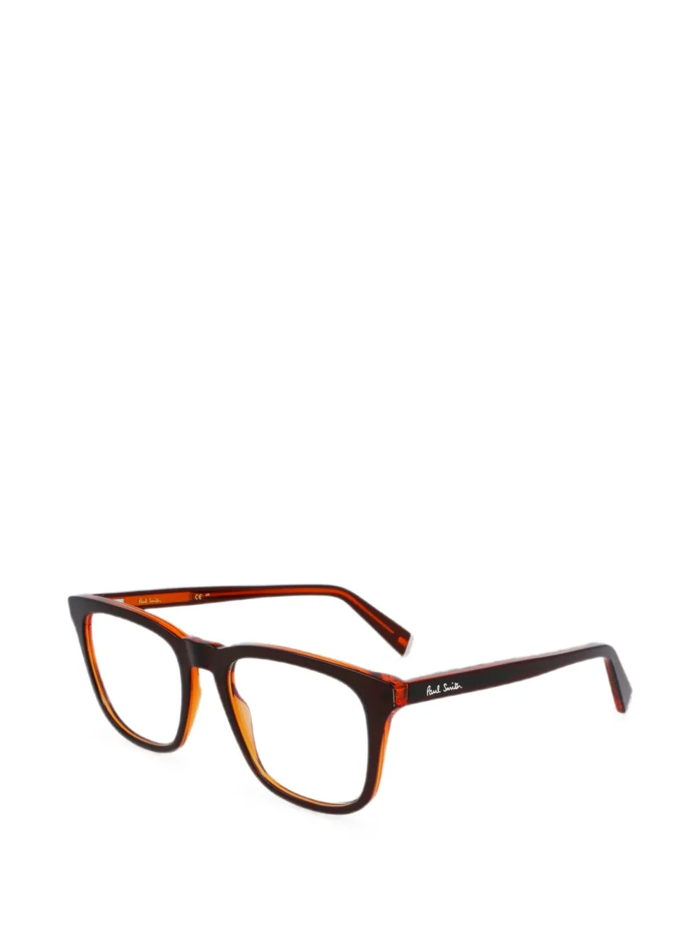 Paul Smith Lammas bril met vierkant montuur Rood