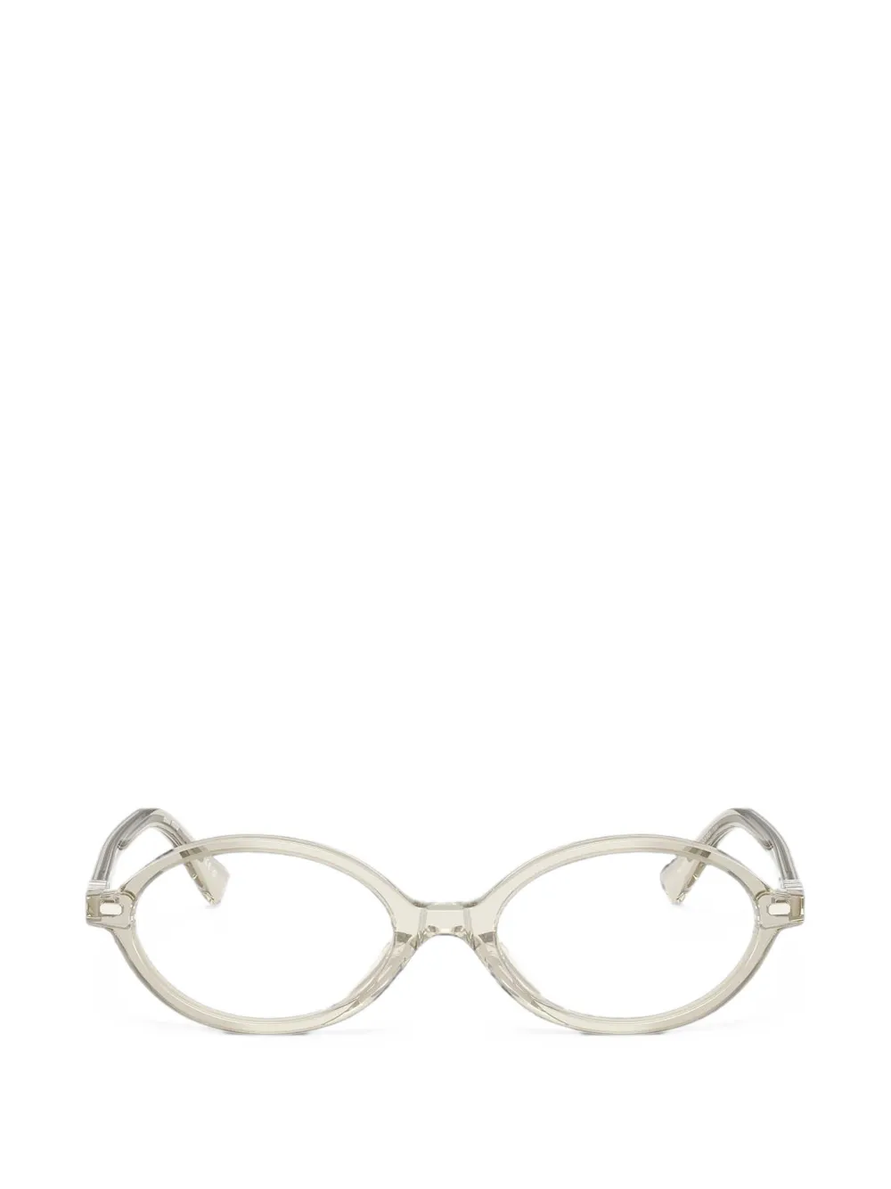 Miu Miu Eyewear Regard oval-frame glasses · One Size