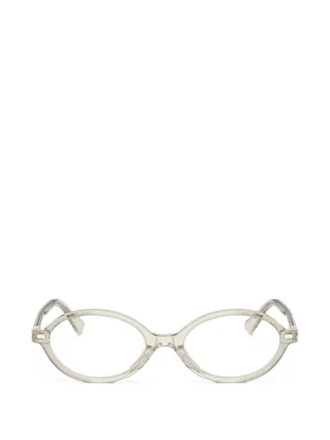 Miu Miu Eyewear Regard oval-frame glasses