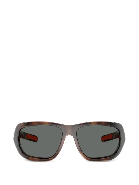 POLO RALPH LAUREN EYEWEAR tortoiseshell-effect square-frame sunglasses