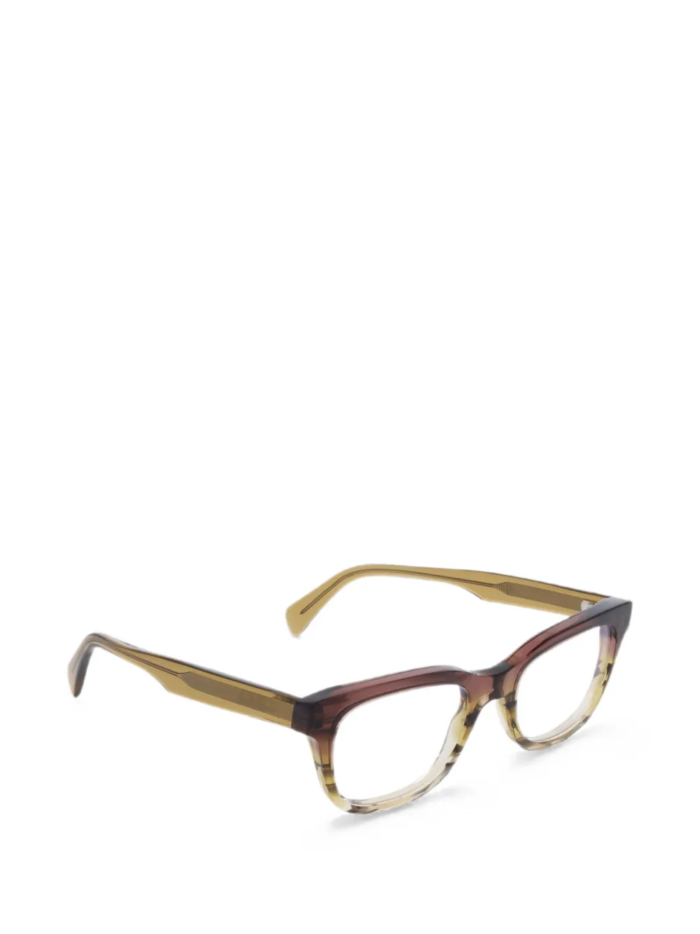 Paul Smith Bril met rechthoekig montuur Bruin