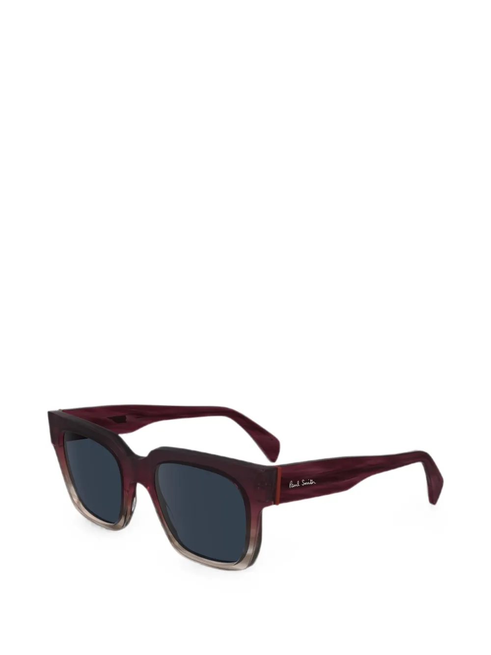 Paul Smith Kenley zonnebril met vierkant montuur Paars