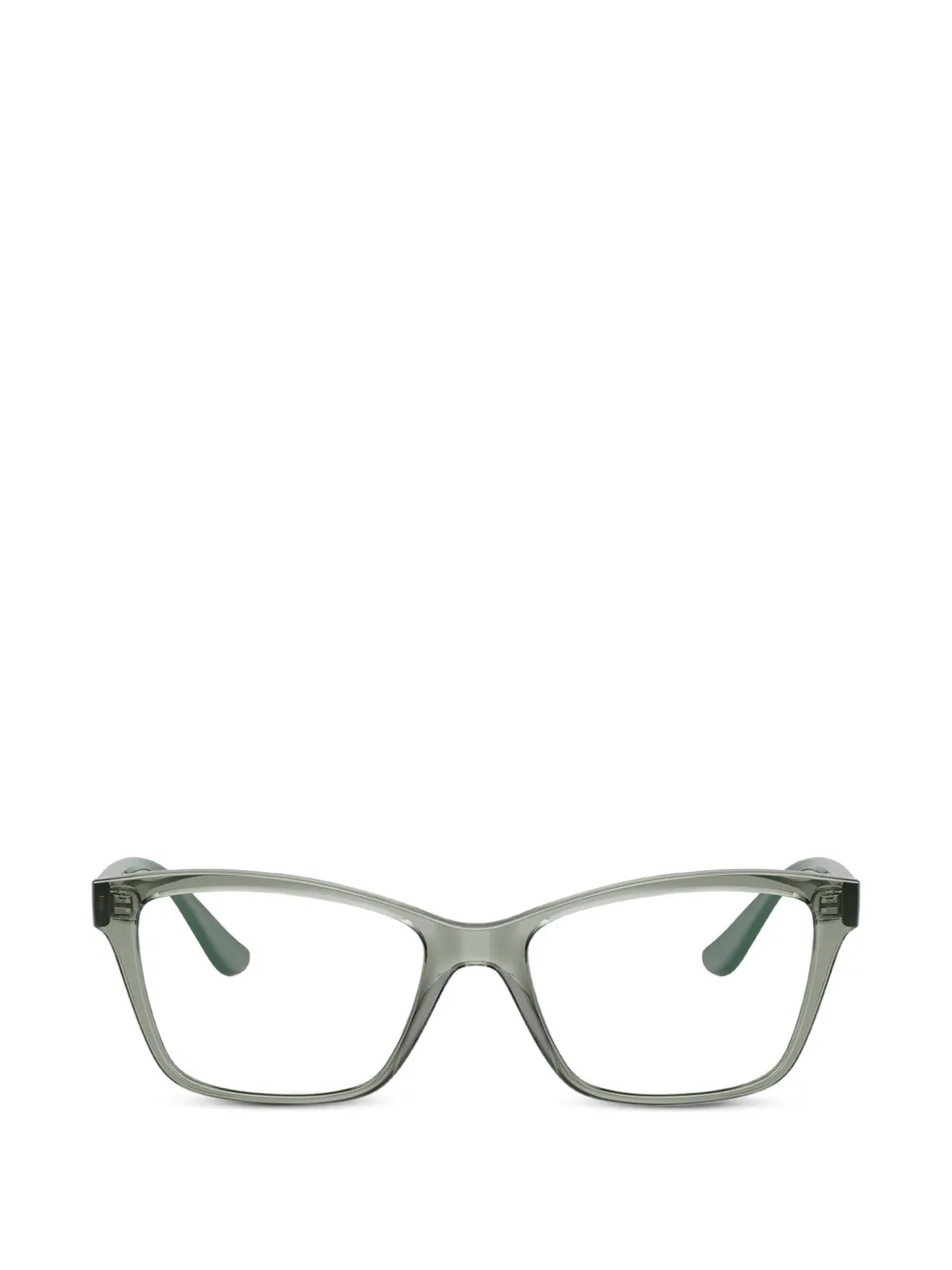 Vogue Eyewear Occhiali rettangolari con montatura trasparente - Verde